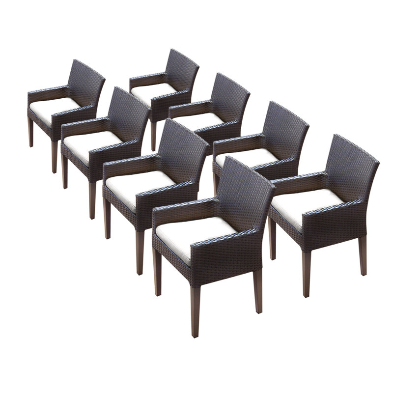 Anishia Outdoor Dining Armchair, Sail White Performance