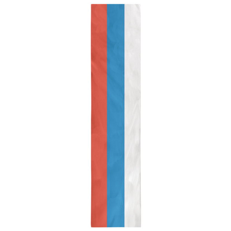 Chemin de table basket Oklahoma City, L 90 po x l 16 po, Orange / bleu / blanc, Polyester sergé