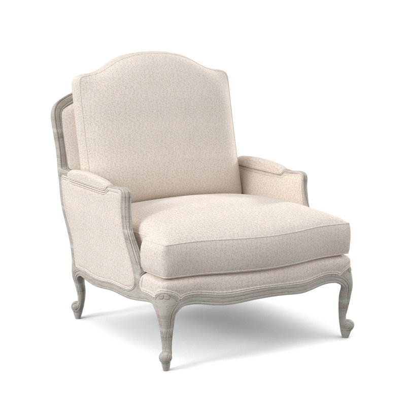 Fauteuil St. Helena, Bisque, Écaille de tortue lin