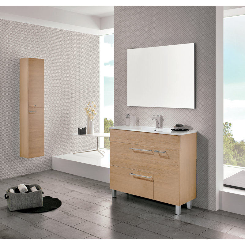 Ensemble de meuble-lavabo simple 40 "Finlande