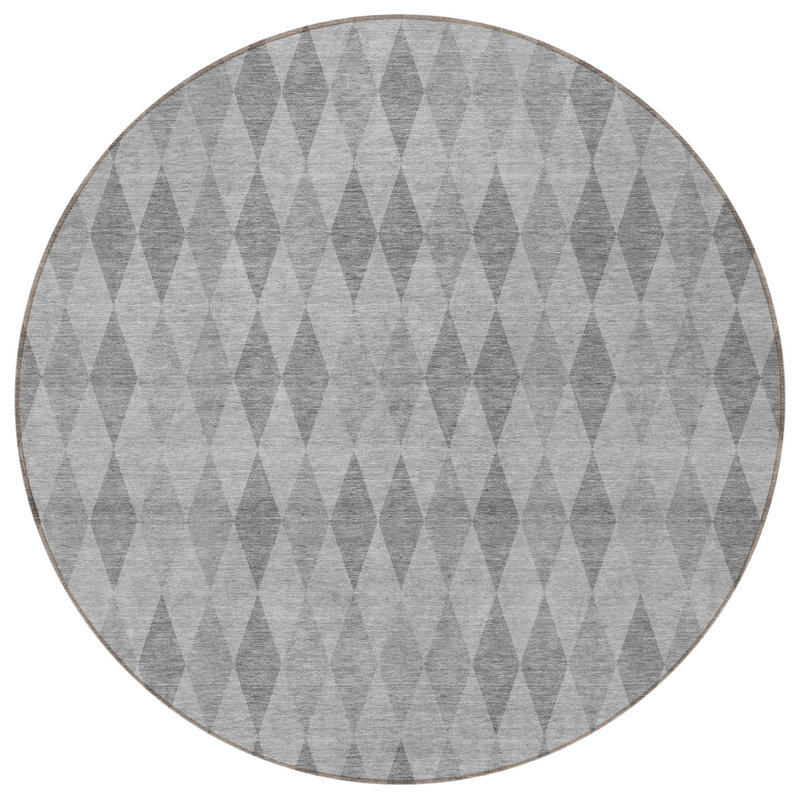 Tapis d'intérieur rond 8 po