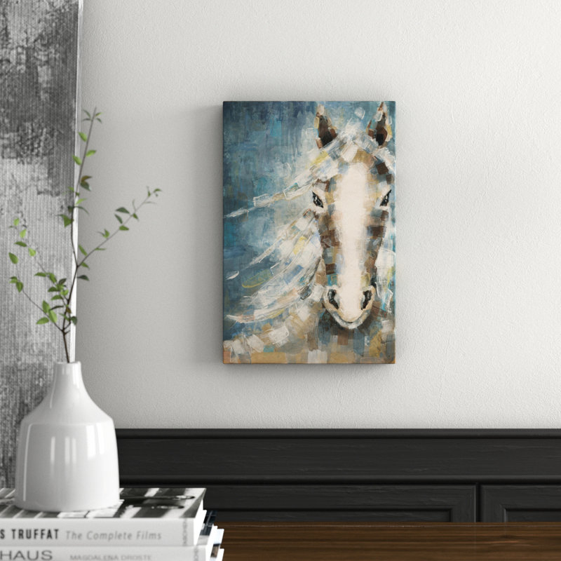 Stubborn Stare 1 Piece Wrapped Canvas Painting, 38cm H x 25cm W x 3.81cm D