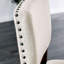Chaise rembourrée ivoire Crescentia Cogburn