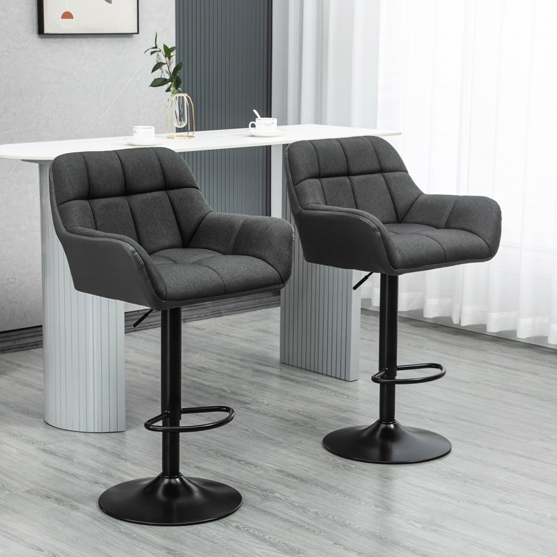 Tabouret Chermore, Noir