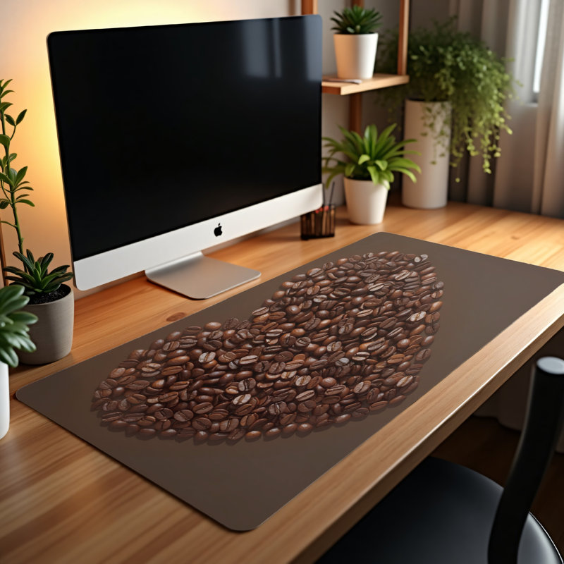 Polyester Desk Pad, 31.5x15.5