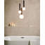 3 - Light Matte LED Novelty Pendant