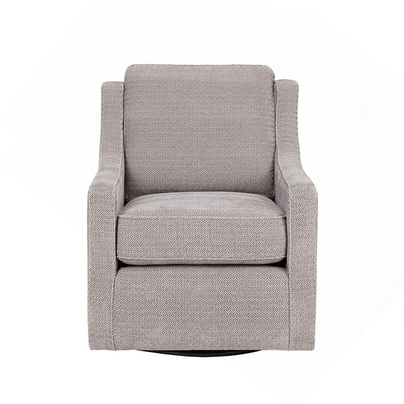 Chaise pivotante, Mélange de polyester gris