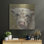 Art mural en métal luxueux «Blondie» par Sara G Designs, 24 po x 24 po