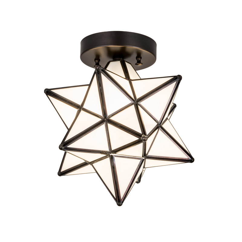 1 - Light Semi Flush Mount