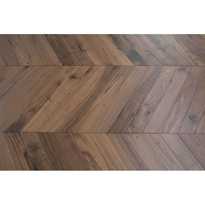 SR409 Chevron Walnut Hardwood Flooring