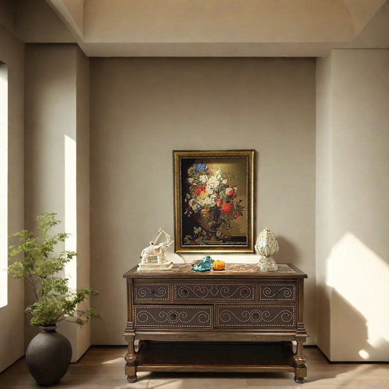 Armoire française en bois massif