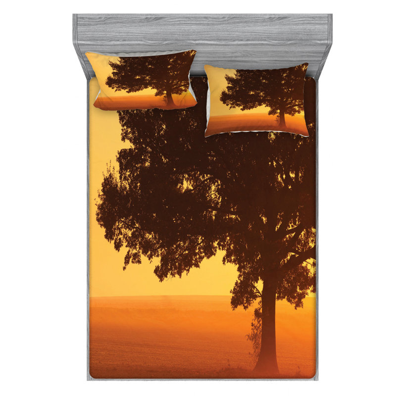 Microfiber Sheet Set, Full Sheet Set with Fitted Sheet