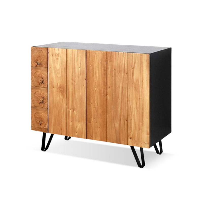 Meuble télé moderne en bois massif