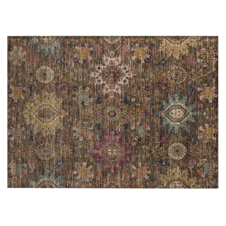 Machine Washable Indoor/Outdoor Jacinto ACN2151 Medallions Rug