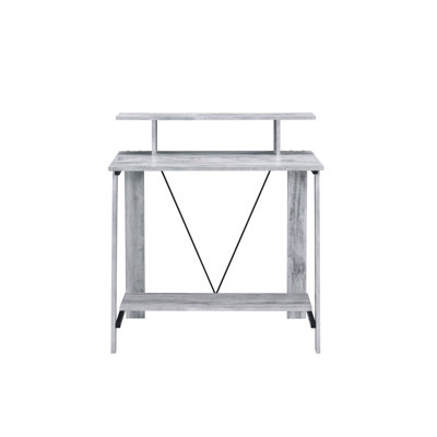 Nypho Antique White& Black Finish Writing Desk