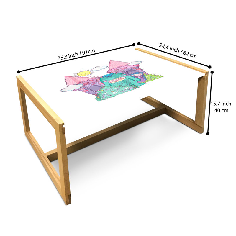 Jackson/Moore Sled Coffee Table, 90cm H x 62cm W x 40cm D