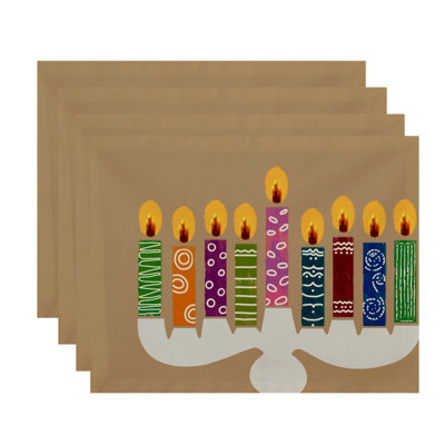 Polyester Geometric Rectangle Placemat