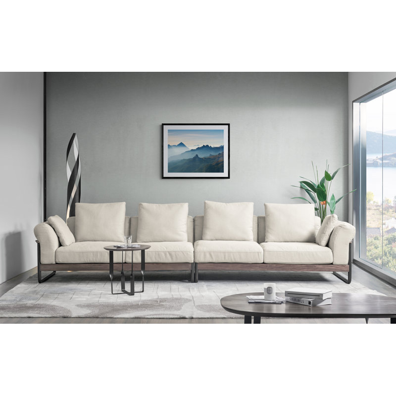 Dolomites, Italy, Hazy Cinque Torri Print by Frank Peters, Black Framed Paper, White, 30" H x 39" W