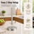 Freestanding Paper Towel Holder with Weighted Non-Slip Base