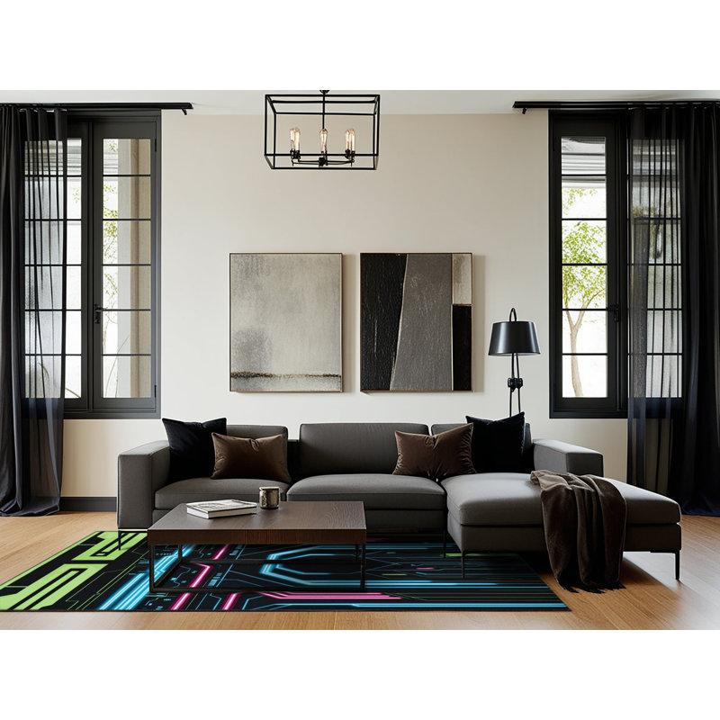 Lumina Horizon Rug, Rectangle 4' x 6'