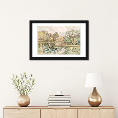 «Paris le Place Dauphine», impression sur toile