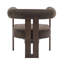 Chaises d'appoint modernes, structure en bois de revêtement en velours pour le salon à la maison