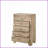 Chests | Miquell Natural 5-Drawer Chest with Smooth Glides | Natural | Synthetic Wood