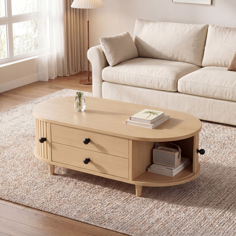Coffee Table, Natural Wood