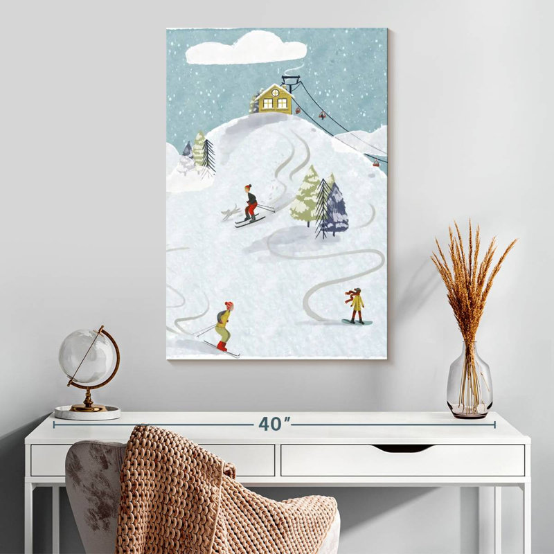 Sireci Winter Sports I, 30" H x 20" W