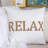 Cotton Blend Throw Pillow