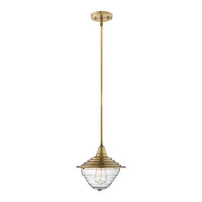 Luminaire suspendu géométrique à 1 lumière Gaffney