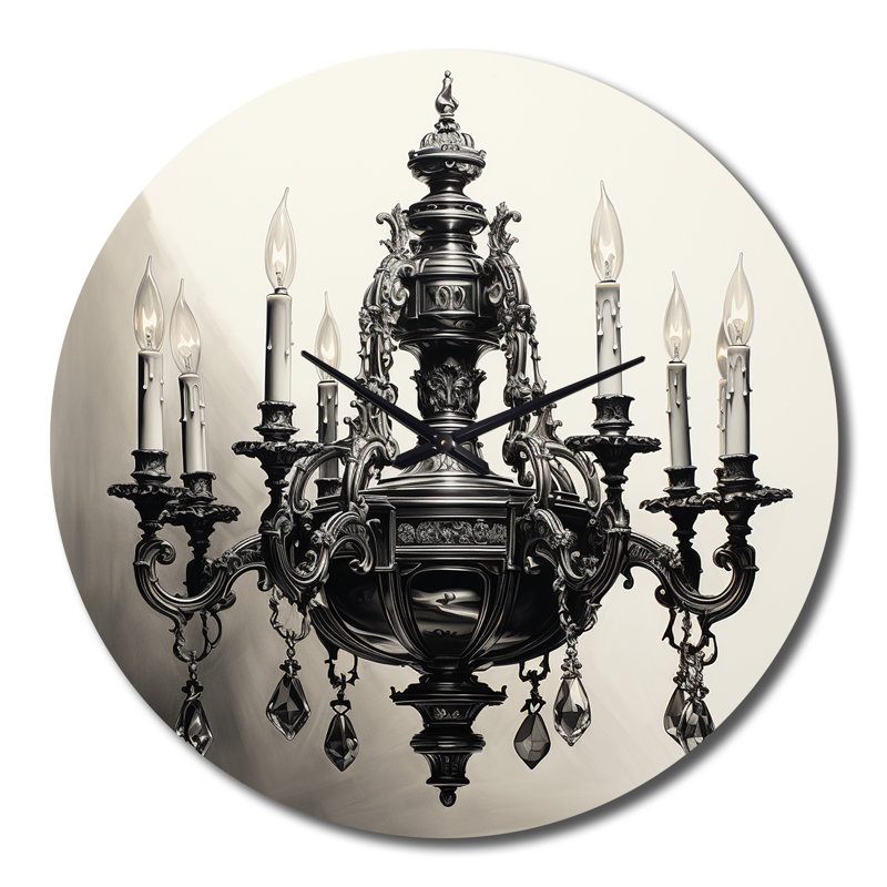 Horloge murale Chandelier, Très grand