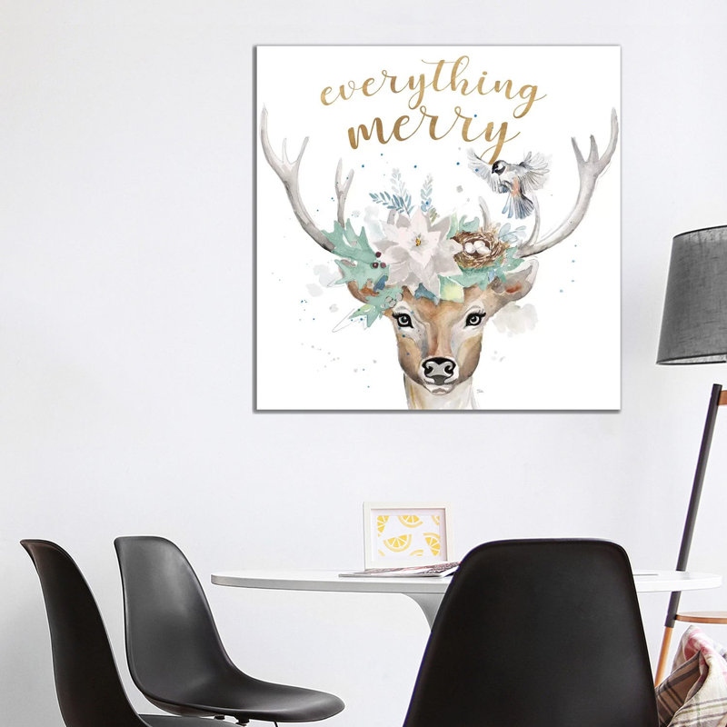 Everything Merry by Patricia Pinto - Wrapped Canvas Gallery-Wrapped Canvas Giclée, 93.98 cm H x 93.98 cm W