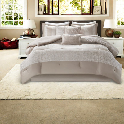 Luxury Bedding Sets, Polyester Cal King Chenille Jacquard For Home