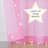Eclipse Starlight Light Up Sheer Hookless Grommet Curtain, Curtain Lights with Remote Control, Bedroom Curtain, Room Divider or Outdoor Patio, 1 Panel, 63 In Long x 52 In Wide Curtain, Pink-92565250-92565251