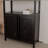 Living Room Bathroom Bamboo Storage Cabinet With Shelves-1995165507