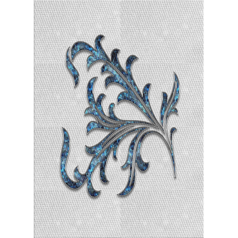 Floral Indoor Rug, Rectangle 8' x 12'