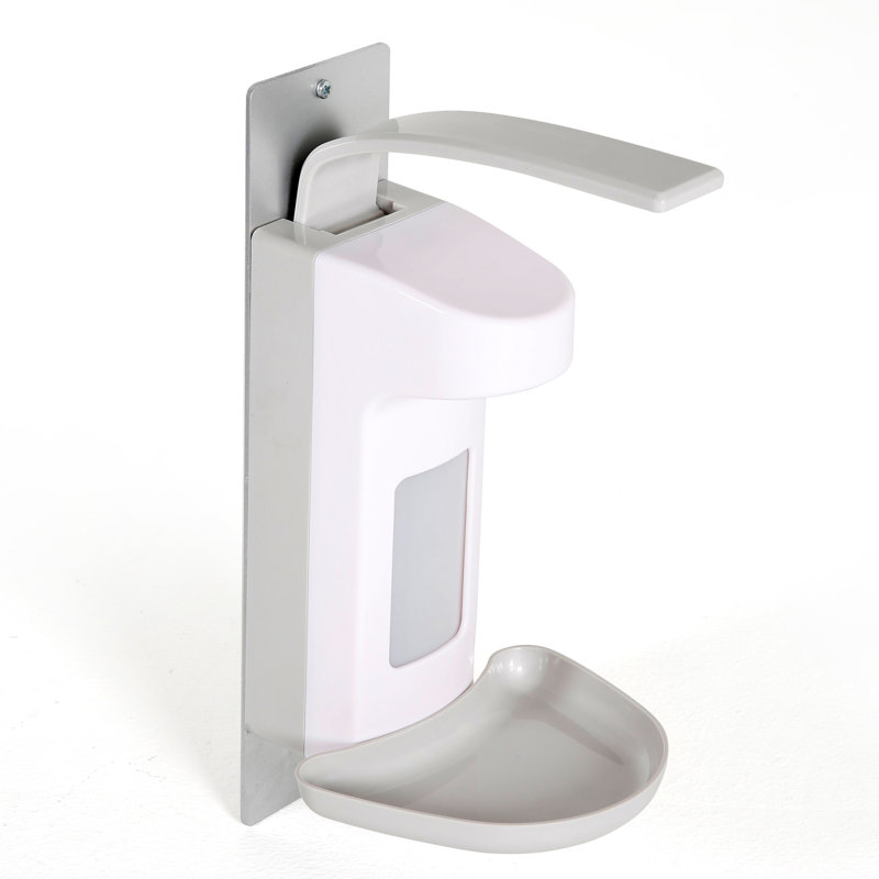 Distributeur de savon sur pied, 7.52" H x 12.20" W x 6.42" D