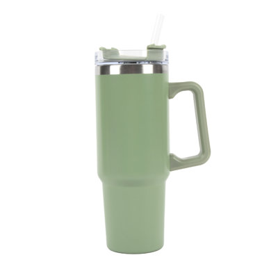 Envie Hydratation 30 oz Tasse de voyage isotherme en acier inoxydable avec paille