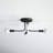 Nealey Glass Semi Flush Mount-2089682626