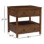 Lottie 28.5'' W Solid Wood Nightstand