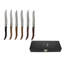 French Home Laguiole Connoisseur Assorted Wood 7 Piece Steak Knife Set