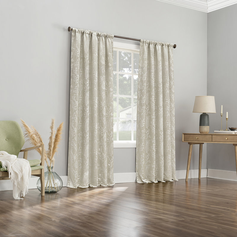 Panneau de rideau Amesbury, Cream, L 50 po x L 84 po