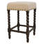 Tabouret de comptoir élégant 24 po avec pieds torsadés orge Elegant-19231153-46521156