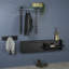 Metal Wall 4 - Hook Wall Mounted Coat Rack