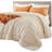 Bedsure Queen Box-Stitch Down Alternative Duvet Insert – Beige , All-Season Comforter-126171479-101820269