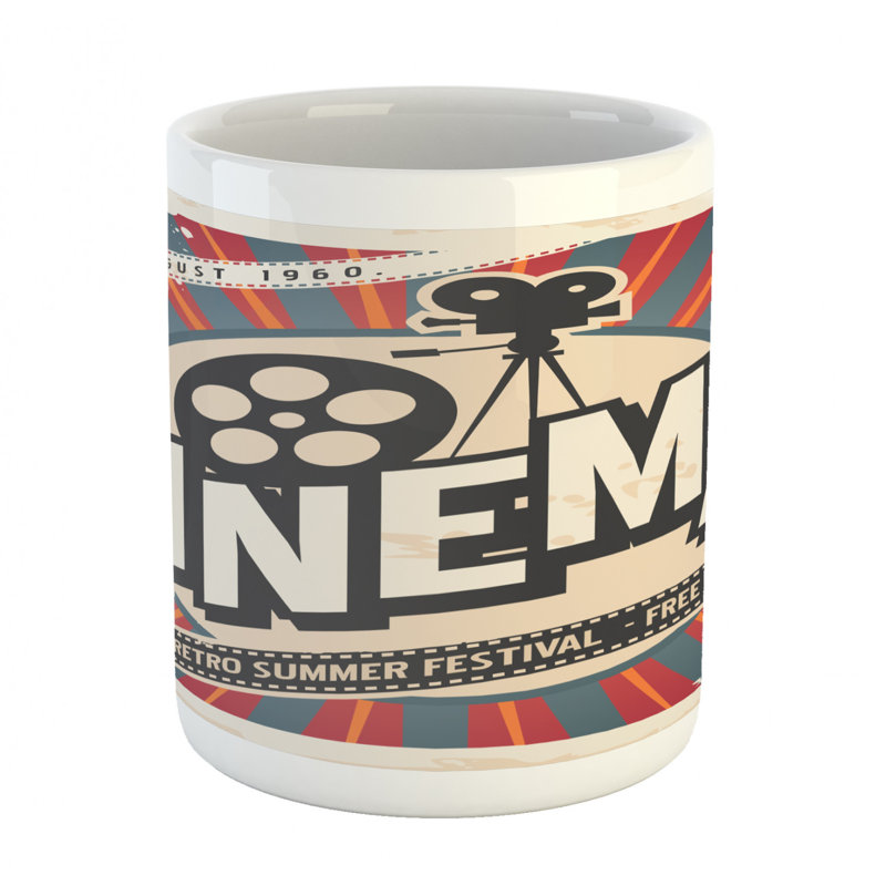 Grande tasse à café cinéma cinéma
