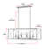 6 - Lights Dimmable Farm Rectangular Chanderlier