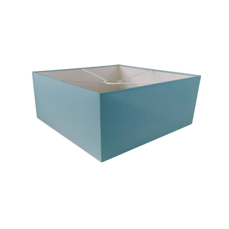 Mollie 1 - Light Square/Rectangle Pendant, 25cm H x 40cm W x 40cm D, Blue