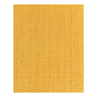 Tapis de couloir jaune en jute tressé à la main Milica